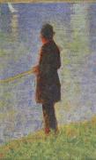 Georges Seurat Angler oil painting picture wholesale